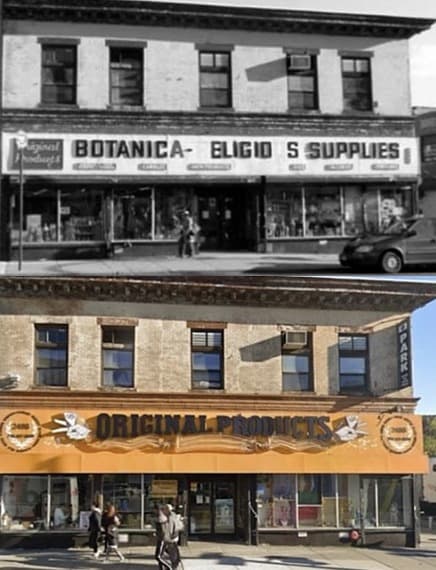 Our corner of The Bronx, then and now.